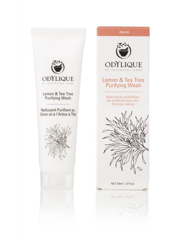Odylique by Essential Care Żel do mycia twarzy Cytryna i Drzewo Herbaciane 30 ml.