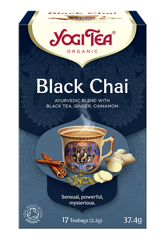 YOGI TEA Ajurwedyjska herbata korzenna z czarną herbatą CZARNY CZAJ (Black Chai)