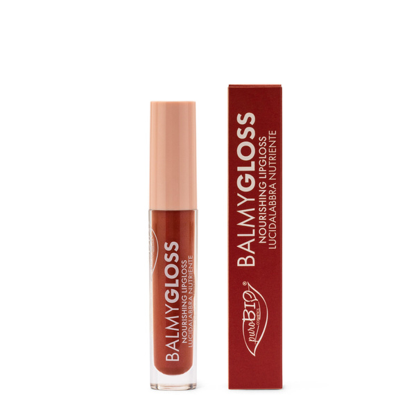 puroBio Błyszczyk do ust Balmy Gloss 02 SHIMMERING LIGHT BROWN