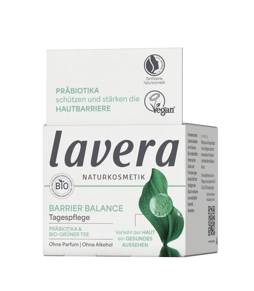 Lavera Krem na dzień BARRIER BALANCE z prebiotykami i bio-zieloną herbatą