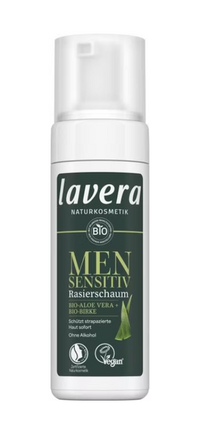 Lavera MEN SENSITIV Pianka do golenia z bio-aloesem i bio-brzozą