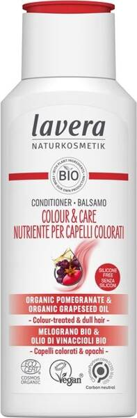 Lavera Odżywka do włosów farbowanych z bio-granatem i olejem z pestek winogron