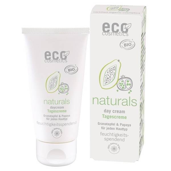 eco cosmetics Naturals DAY CREAM Krem na dzień Nawilżający Granat, papaja 50 ml 