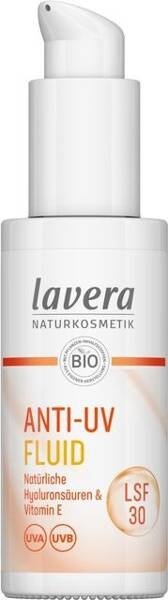 Lavera Fluid przeciwsłoneczny SPF 30 z naturalnym kwasem hialuronowym i witaminą E