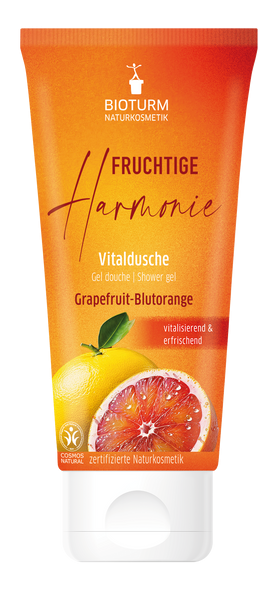 Bioturm Rewitalizujący żel pod prysznic GRAPEFRUIT + CZERWONA POMARAŃCZA
