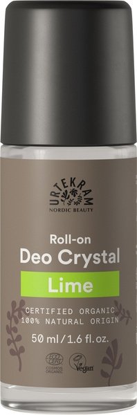 Urtekram Dezodorant roll-on z ałunem i LIMONKĄ
