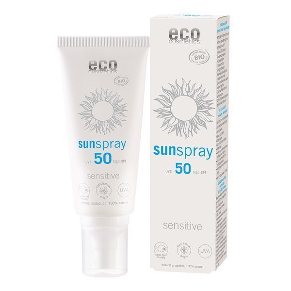 eco cosmetics Spray na słońce SPF 50 Snsitive 
