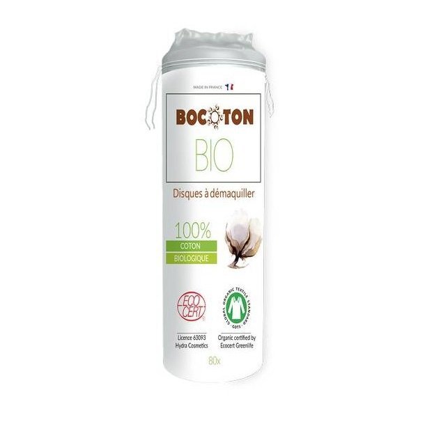 Bocoton - Ekologiczne płatki kosmetyczne - okrągłe 80szt
