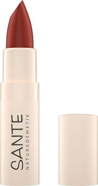 Sante Naturkosmetik Nawilżająca pomadka do ust 06 HAZEL RED