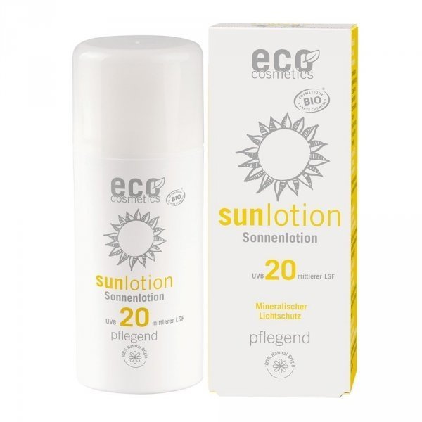 Eco Cosmetics Emulsja na słońce SPF 20 z granatem i owocem goji 100 ml