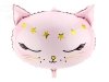 Balon foliowy różowy Kotek