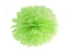 Pompon bibułowy jasno zielony 35cm 1szt