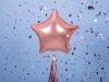Balon foliowy Gwiazdka różowe złoto  48 cm