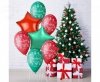 Balony 12 cali Wesołych Świąt mix kolor 5szt