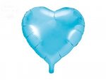 Balon foliowy serce 45 cm błękitny