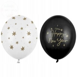 Balon Happy New Year mix 1szt