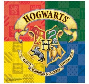 Serwetki Harry Potter Hogwarts Houses 20szt