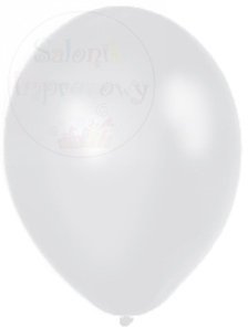 Balony 12 cali metalic srebrne 1szt