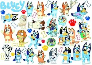 Tatuaże zmywalne dla dzieci BLUEY