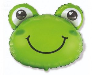 Balon foliowy 25 cali żabka zielona