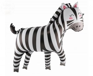 Balon foliowy Zebra