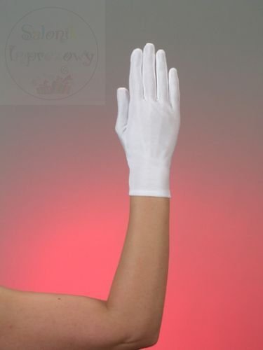 Rękawiczki do sztandaru damskie matowe  rozmiar M