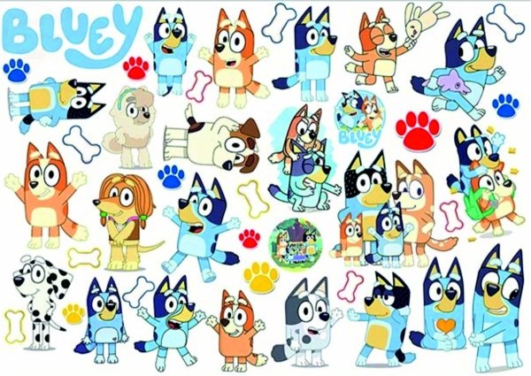 Tatuaże zmywalne dla dzieci BLUEY