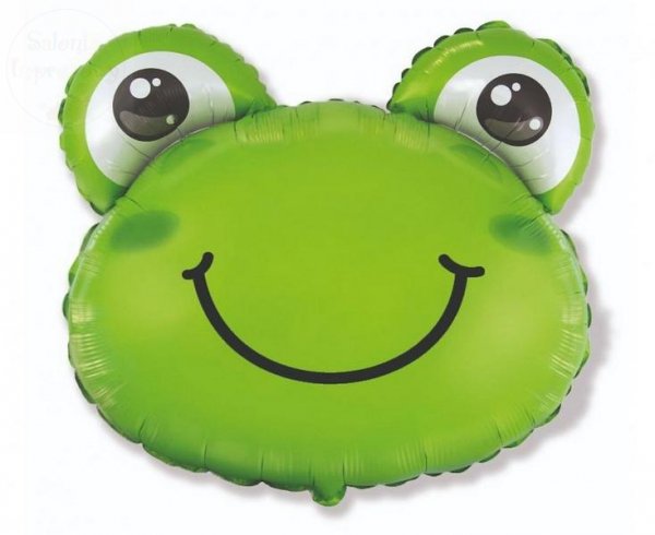 Balon foliowy 25 cali żabka zielona