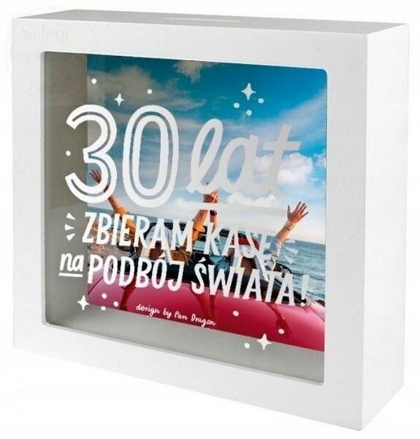 Skarbonka na 30 urodziny