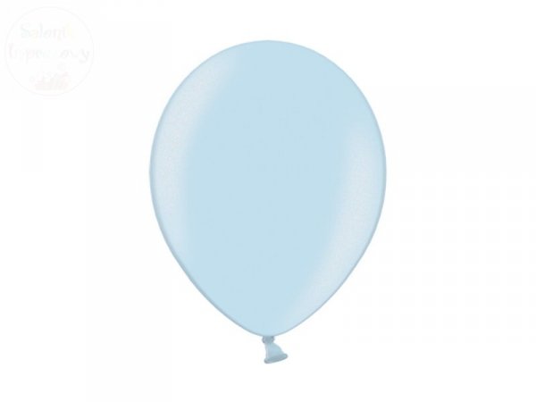 Balony 12 cali błękitne metalik