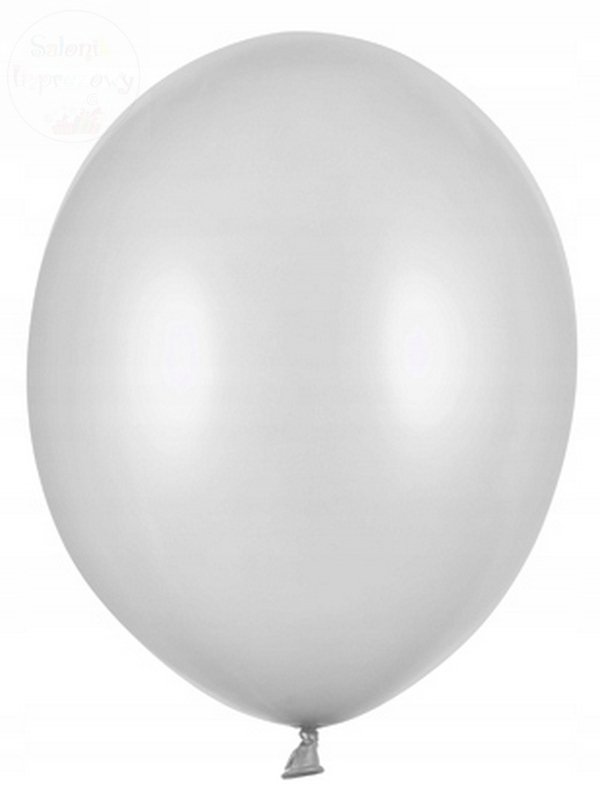 Balony 5 cali srebro metalik 10 szt