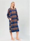 Key LND 482 długa koszula nocna flanelowa