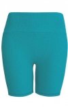 Krótkie legginsy sportowe Self Flexy SP1 zielone