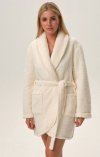 Szlafrok damski kremowy Henderson Ladies 41953 Fune S
