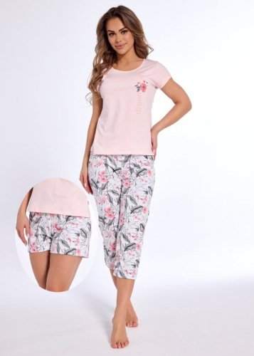 Piżama Cornette 665/311 Dreaming kr/r S-XL trzyczęściowa damska