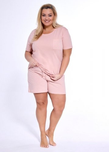 Piżama Cornette 521/301 Lagoon kr/r 3XL-5XL damska
