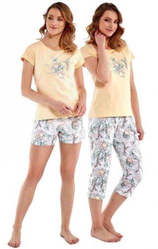 Trzyczęściowa piżama damska Cornette 665/252 Flowers 