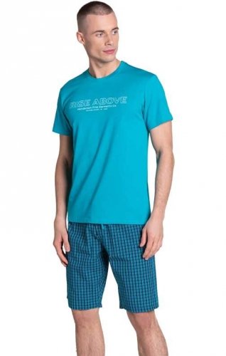 Piżama męska Henderson Dojo 38883-69X Turkusowa