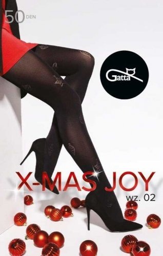 Rajstopy Gatta X-Mas Joy wz.02 50 den 5-XL