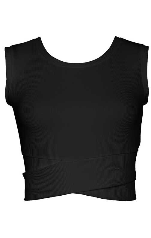 Sportowy top czarny Self SP4 Flexy
