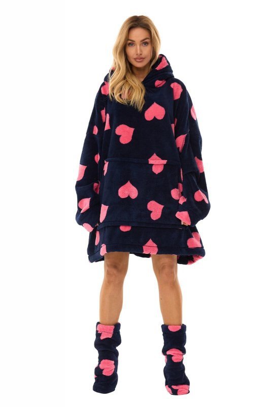 Ciepła obszerna bluza soft L&amp;L 2468 