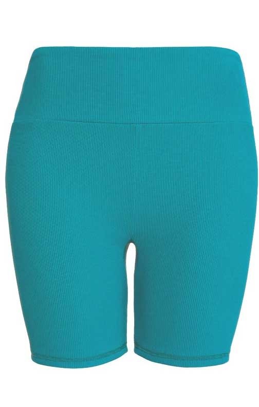 Krótkie legginsy sportowe Self Flexy SP1 zielone