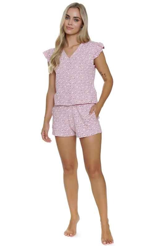Różowa piżama damska Doctor Nap 5325 
