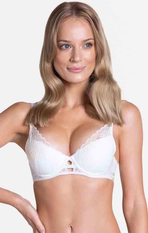 Henderson Hint 37369 biustonosz push-up bialy