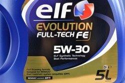 ELF EVOLUTION FULL-TECH FE 5W30 5L DO FAP DPF RN720