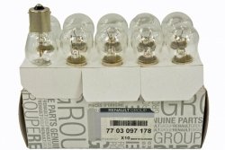 10X ŻARÓWKA P21W 21W 12V ORYGINAŁ RENAULT OSRAM