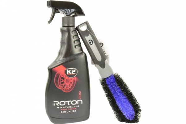K2 ROTON PRO PŁYN + SZCZOTKA DO CZYSZCZENIA MYCIA FELG