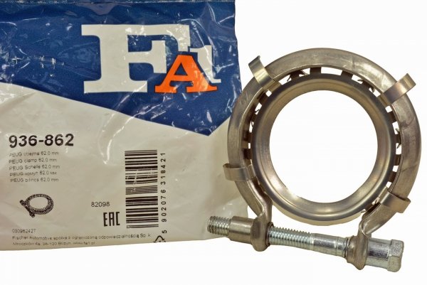 OBEJMA OPASKA TŁUMIKA RURY TURBOSPRĘŻARKI 1.5 DCI RENAULT DACIA NISSAN 62MM