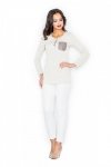 Bluzka Model M156 Beige - Figl