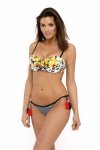 Kostium dwuczęściowy Kostium kąpielowy Model Oksana Ardesia M-528 Yellow/Grey - Marko